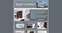 Desktop Screenshot of kunst-location.de